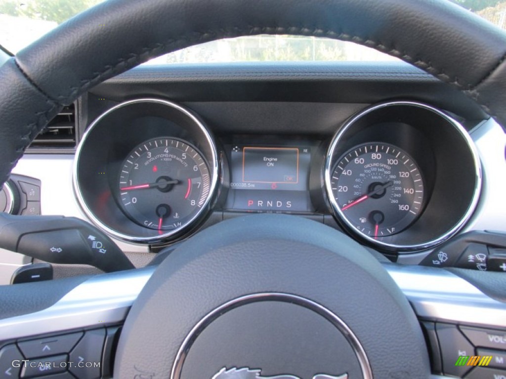 2016 Mustang EcoBoost Premium Convertible - Shadow Black / Ebony photo #27