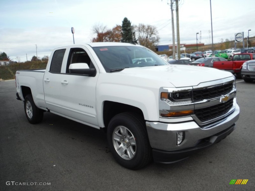 2016 Silverado 1500 LT Double Cab 4x4 - Summit White / Jet Black photo #6