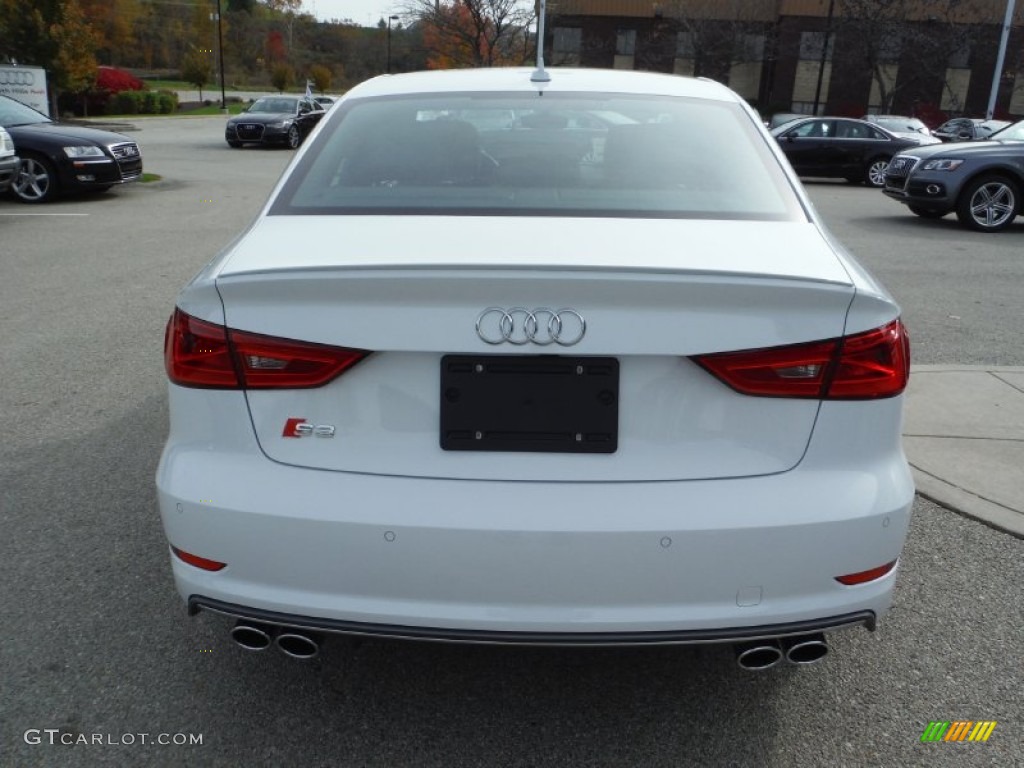 2016 S3 2.0T Premium Plus quattro - Glacier White Metallic / Black/Magma Red photo #12