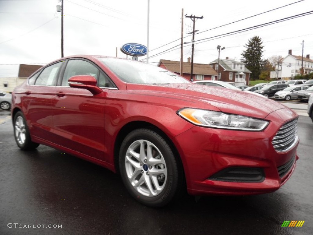 Ruby Red Metallic 2016 Ford Fusion SE Exterior Photo #108263498