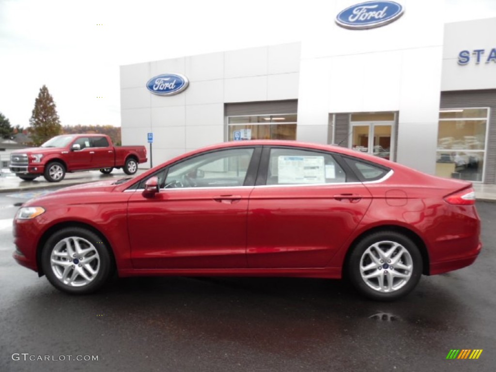 Ruby Red Metallic 2016 Ford Fusion SE Exterior Photo #108263648