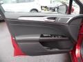 Charcoal Black 2016 Ford Fusion SE Door Panel