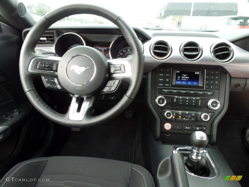 2015 Mustang EcoBoost Coupe - Oxford White / Ebony photo #15