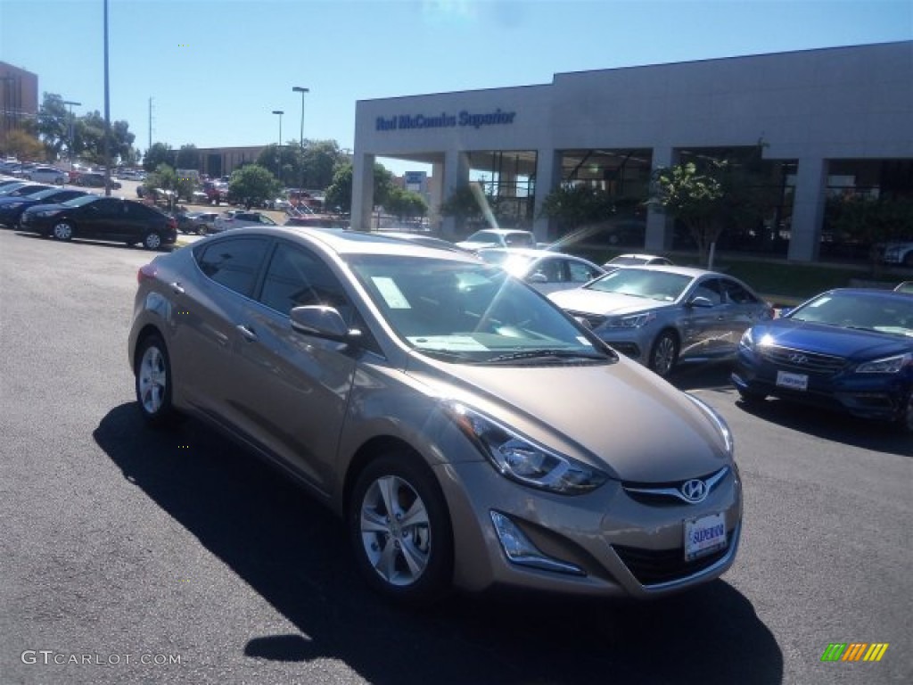 2016 Elantra Value Edition - Desert Bronze / Black photo #1