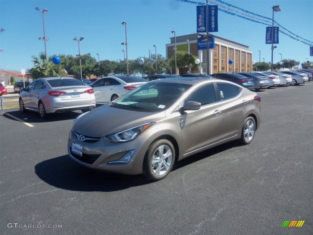 2016 Elantra Value Edition - Desert Bronze / Black photo #5