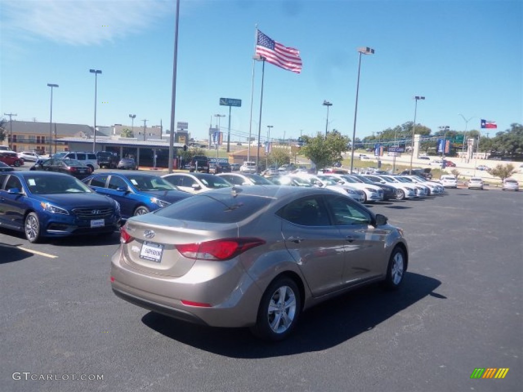 2016 Elantra Value Edition - Desert Bronze / Black photo #10