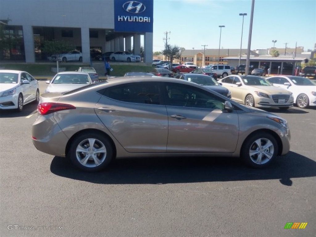 2016 Elantra Value Edition - Desert Bronze / Black photo #11