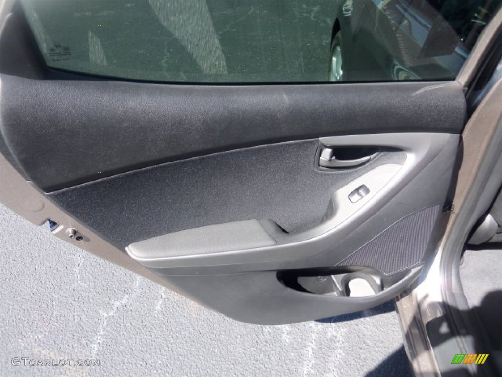 2016 Elantra Value Edition - Desert Bronze / Black photo #18