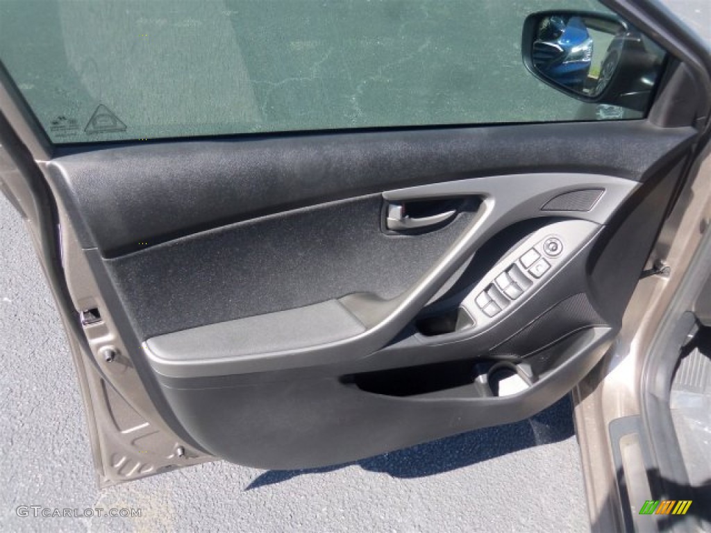 2016 Elantra Value Edition - Desert Bronze / Black photo #21