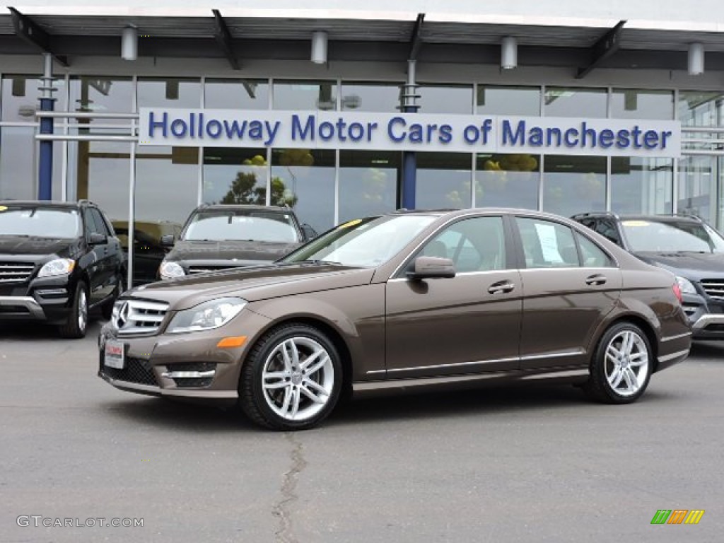2013 C 300 4Matic Sport - Dolomite Brown Metallic / Almond Beige photo #1