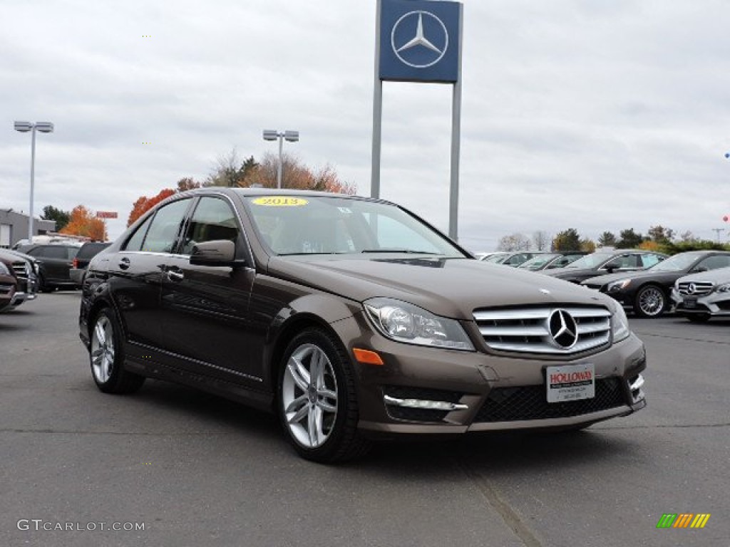 2013 C 300 4Matic Sport - Dolomite Brown Metallic / Almond Beige photo #3