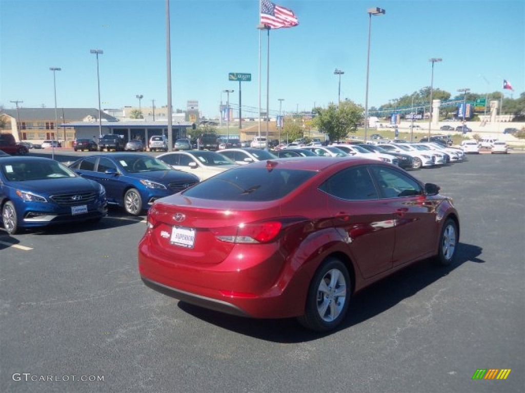 2016 Elantra Value Edition - Red / Beige photo #10