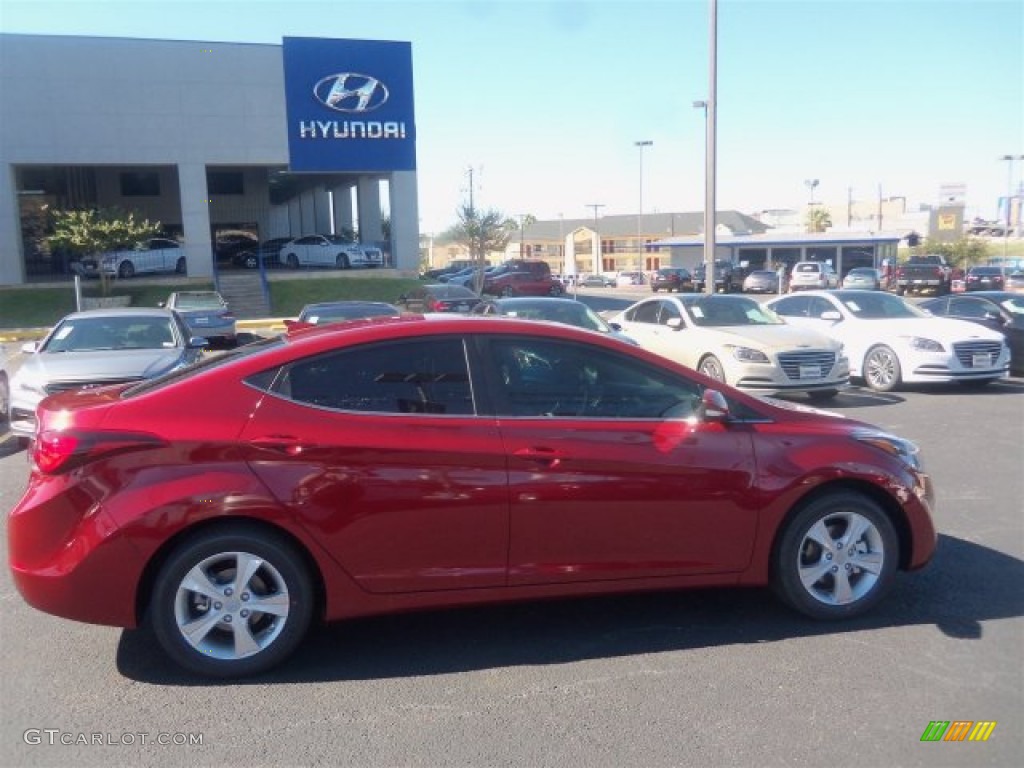 2016 Elantra Value Edition - Red / Beige photo #11