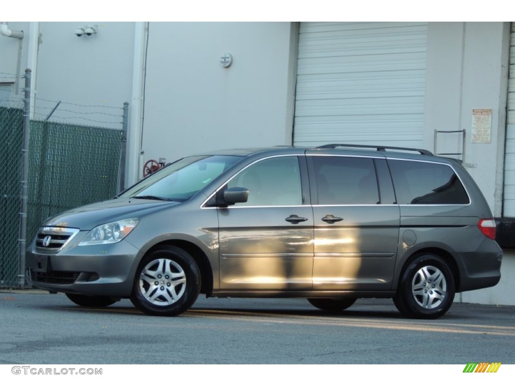 2007 Odyssey EX-L - Ocean Mist Metallic / Gray photo #2