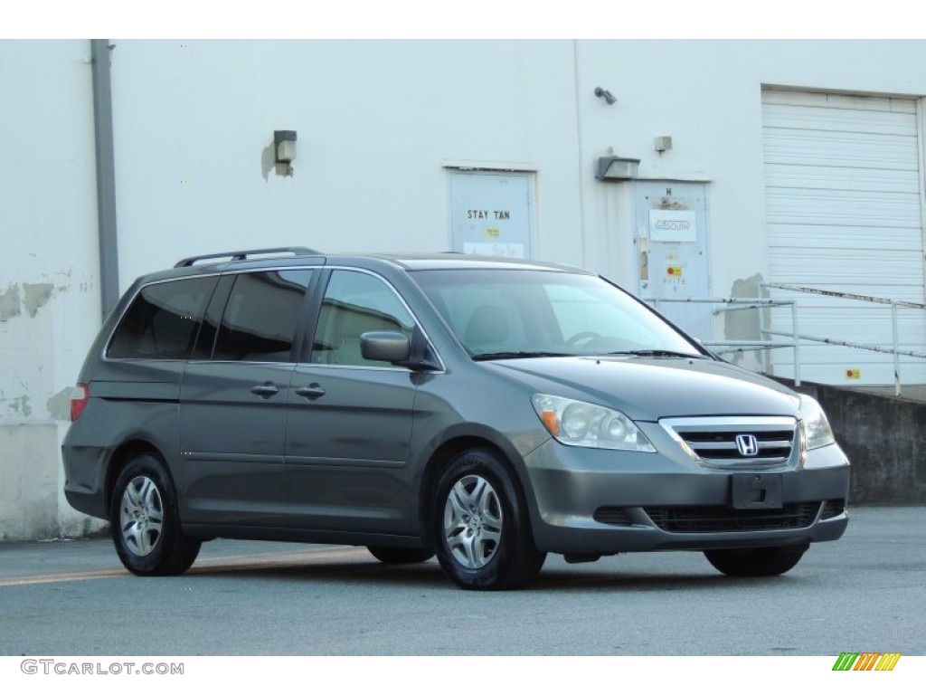 2007 Odyssey EX-L - Ocean Mist Metallic / Gray photo #3