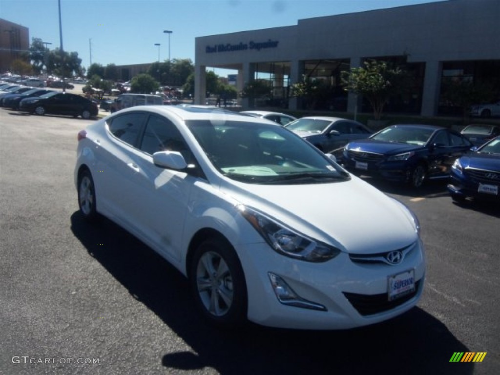 2016 Elantra Value Edition - White / Black photo #1