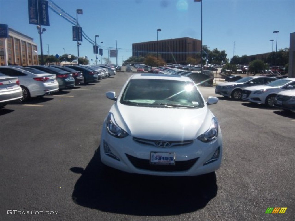2016 Elantra Value Edition - White / Black photo #4