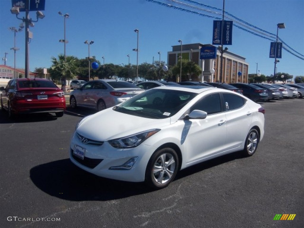 2016 Elantra Value Edition - White / Black photo #5