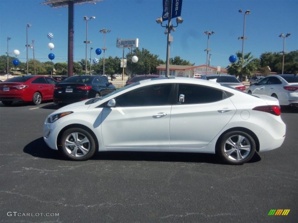 2016 Elantra Value Edition - White / Black photo #7