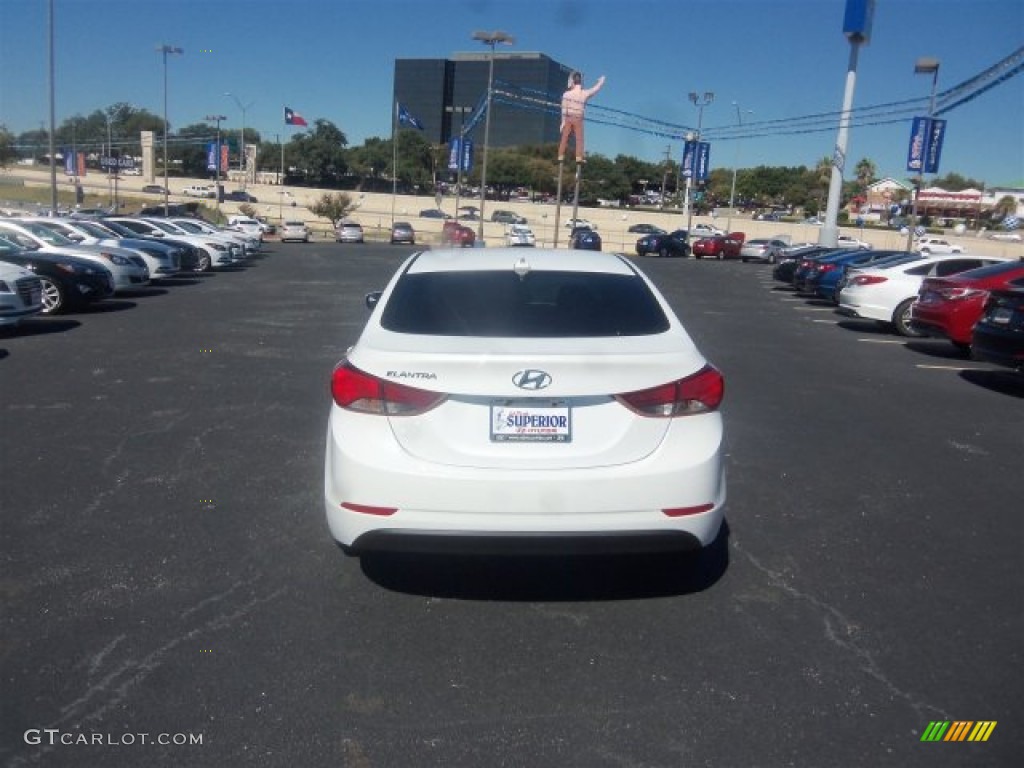 2016 Elantra Value Edition - White / Black photo #9