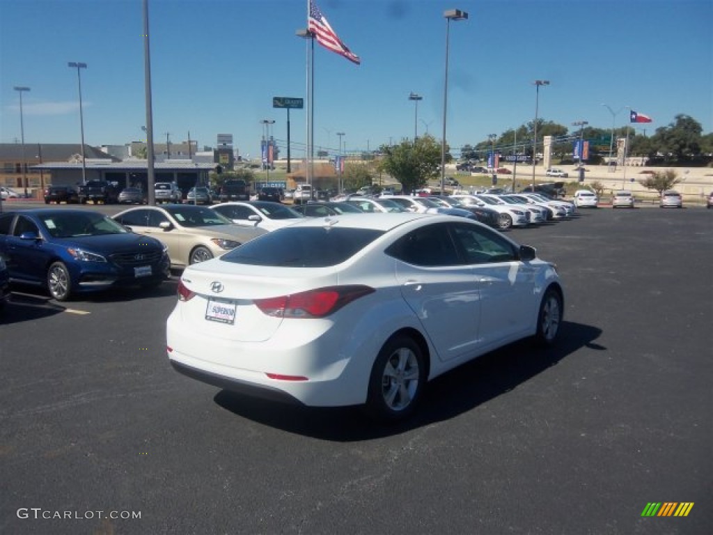 2016 Elantra Value Edition - White / Black photo #10