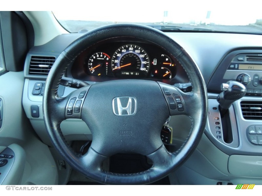 2007 Odyssey EX-L - Ocean Mist Metallic / Gray photo #19