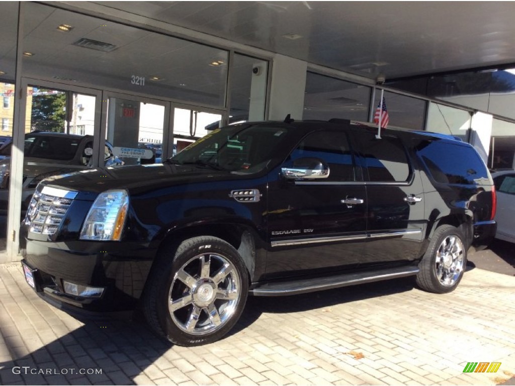 2011 Escalade ESV Luxury AWD - Black Raven / Ebony/Ebony photo #1