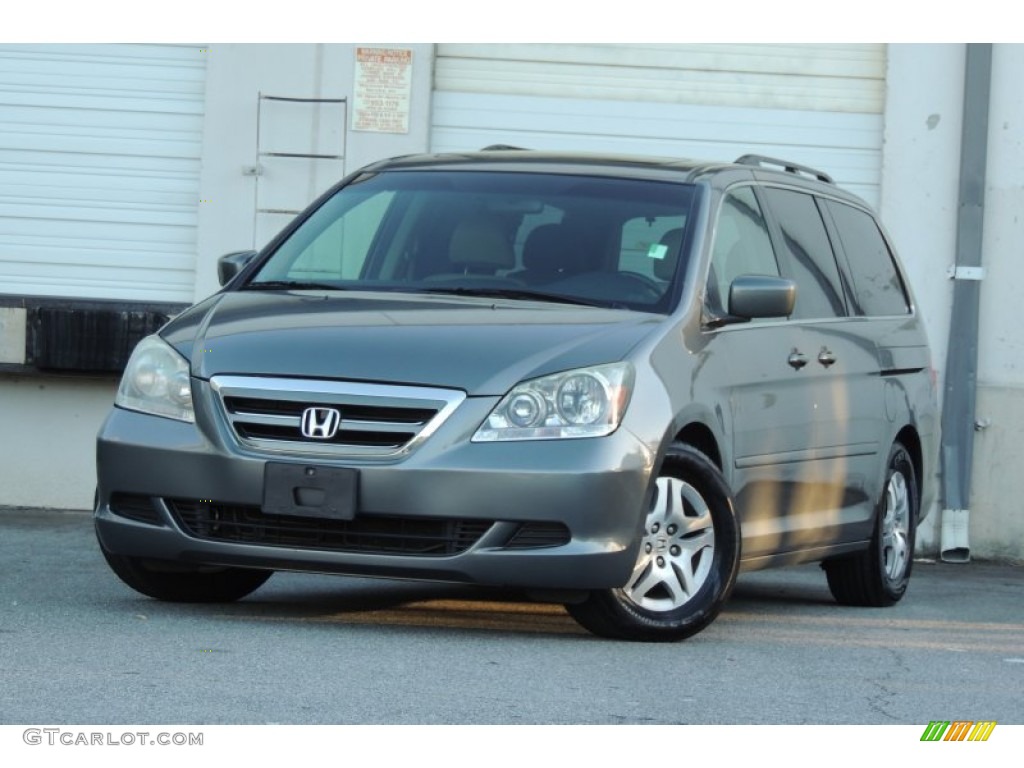 2007 Odyssey EX-L - Ocean Mist Metallic / Gray photo #30