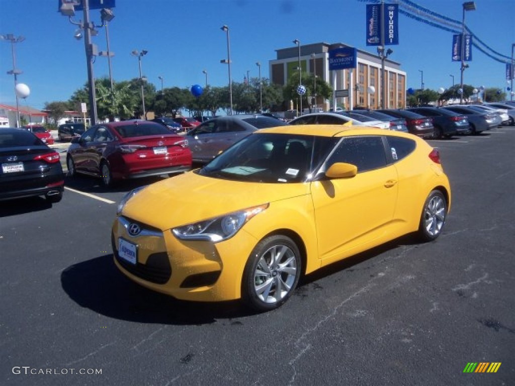 2016 Veloster  - 26.2 Yellow / Black photo #6