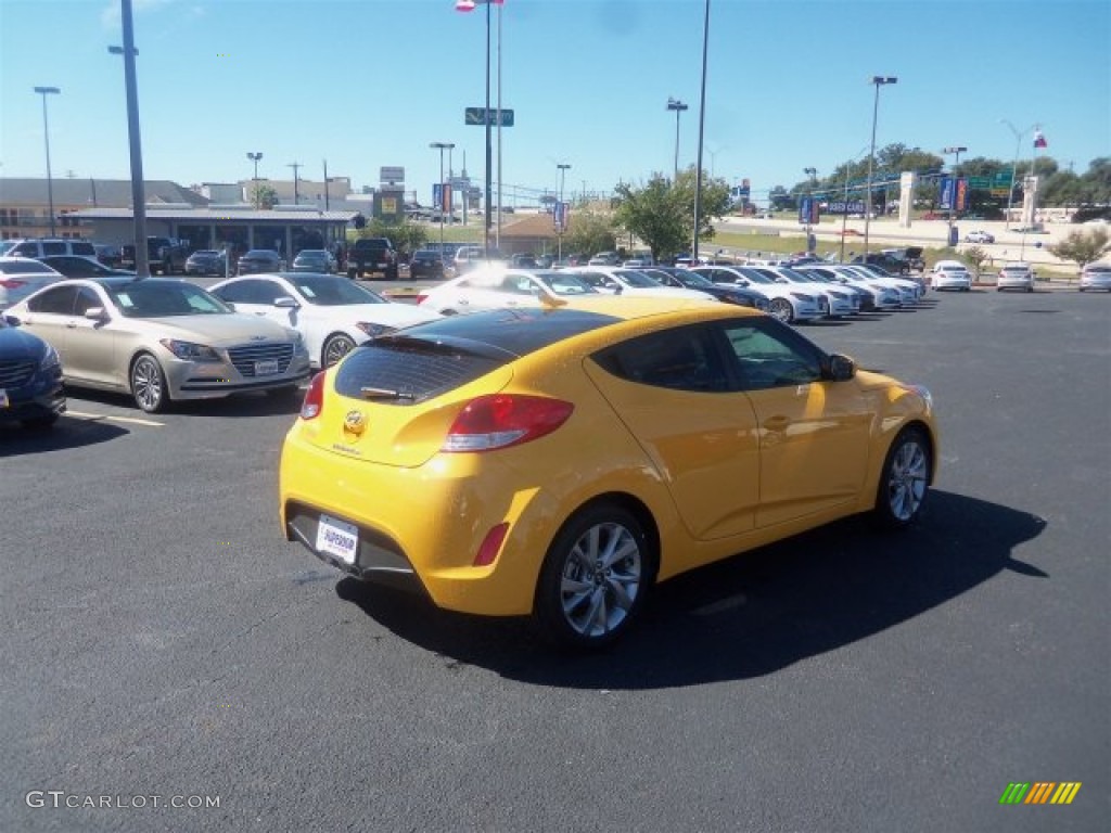2016 Veloster  - 26.2 Yellow / Black photo #11