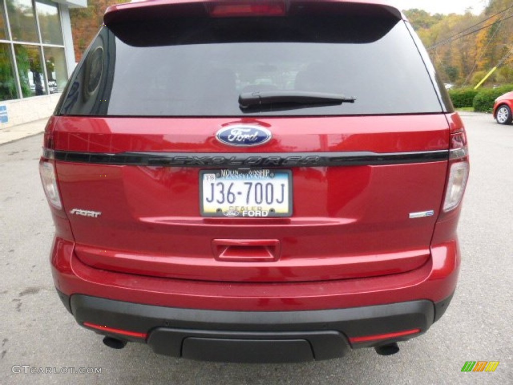 2015 Explorer Sport 4WD - Ruby Red / Sport Charcoal Black photo #5