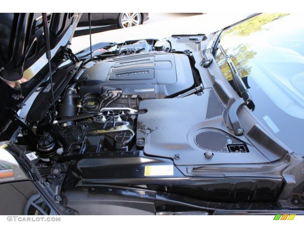 2014 F-TYPE V8 S - Ultimate Black Metallic / Jet photo #57