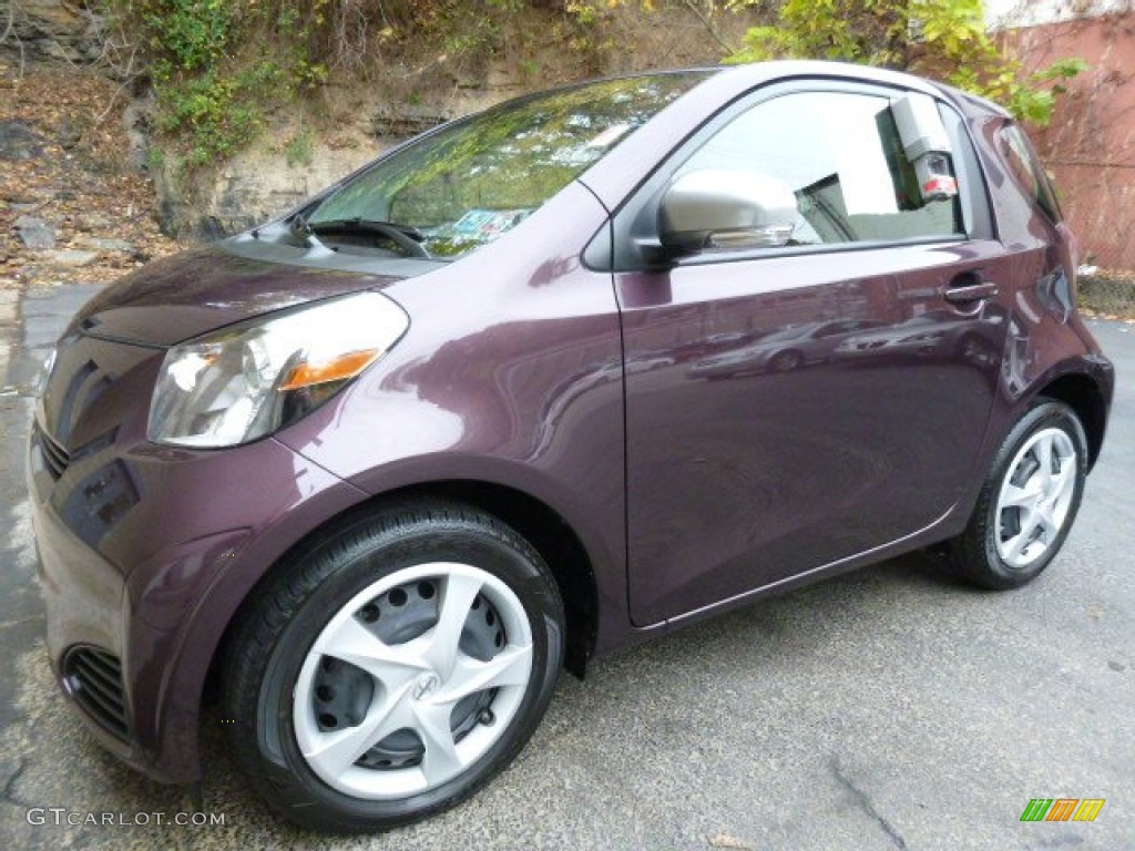 Black Currant Metallic 2014 Scion iQ Standard iQ Model Exterior Photo #108272972