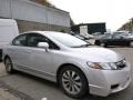 Alabaster Silver Metallic 2011 Honda Civic EX Sedan Exterior