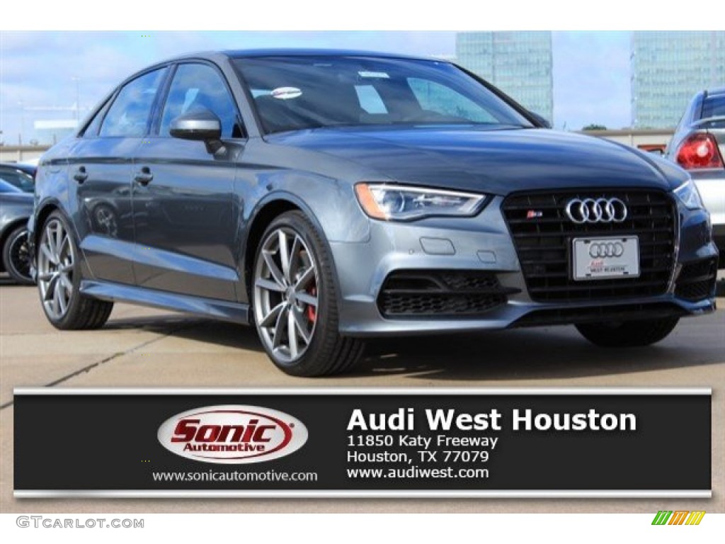 2016 S3 2.0T Premium Plus quattro - Monsoon Gray Metallic / Black photo #1