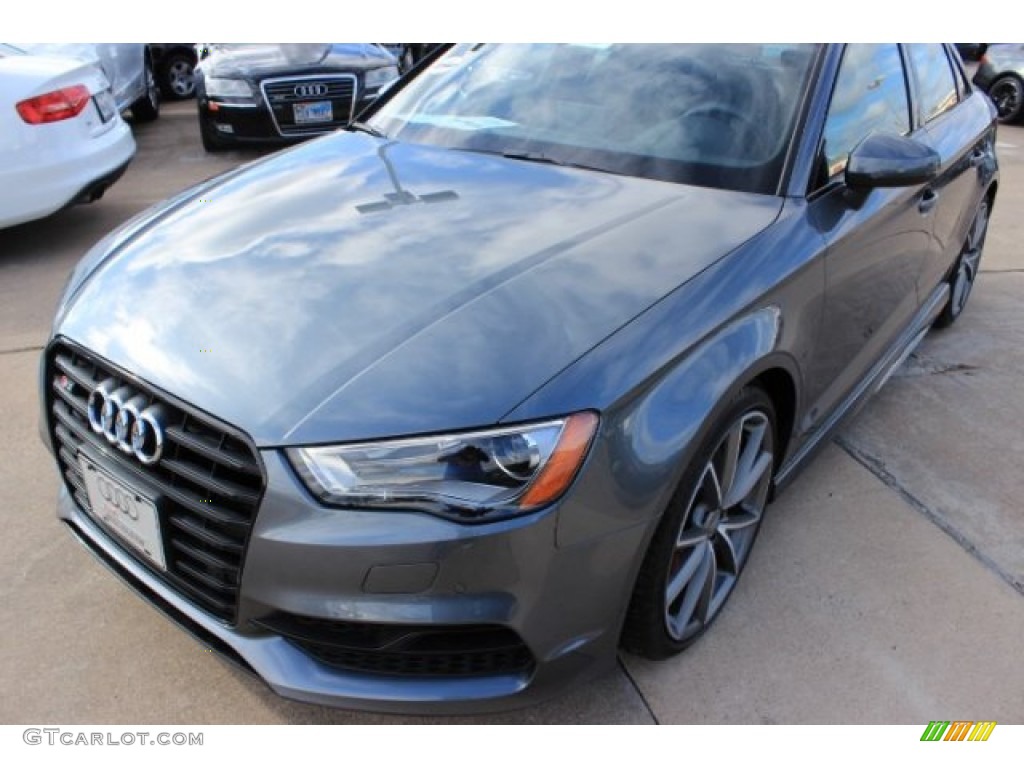 Monsoon Gray Metallic 2016 Audi S3 2.0T Premium Plus quattro Exterior Photo #108275366