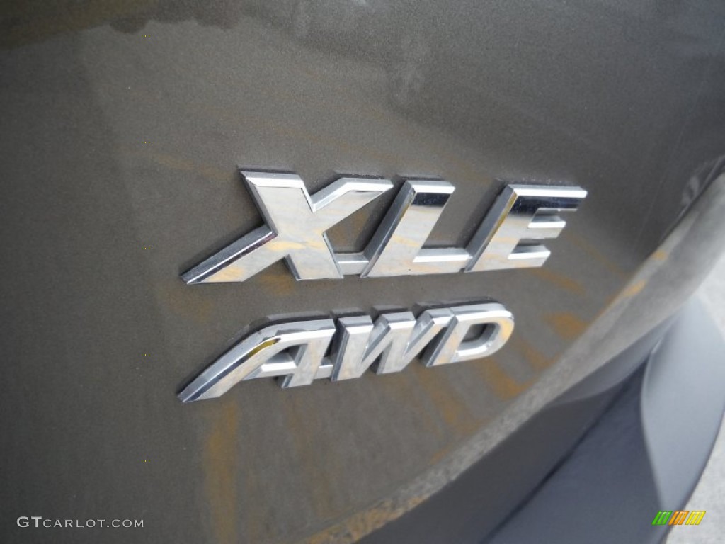 2015 RAV4 XLE AWD - Pyrite Mica / Black photo #8