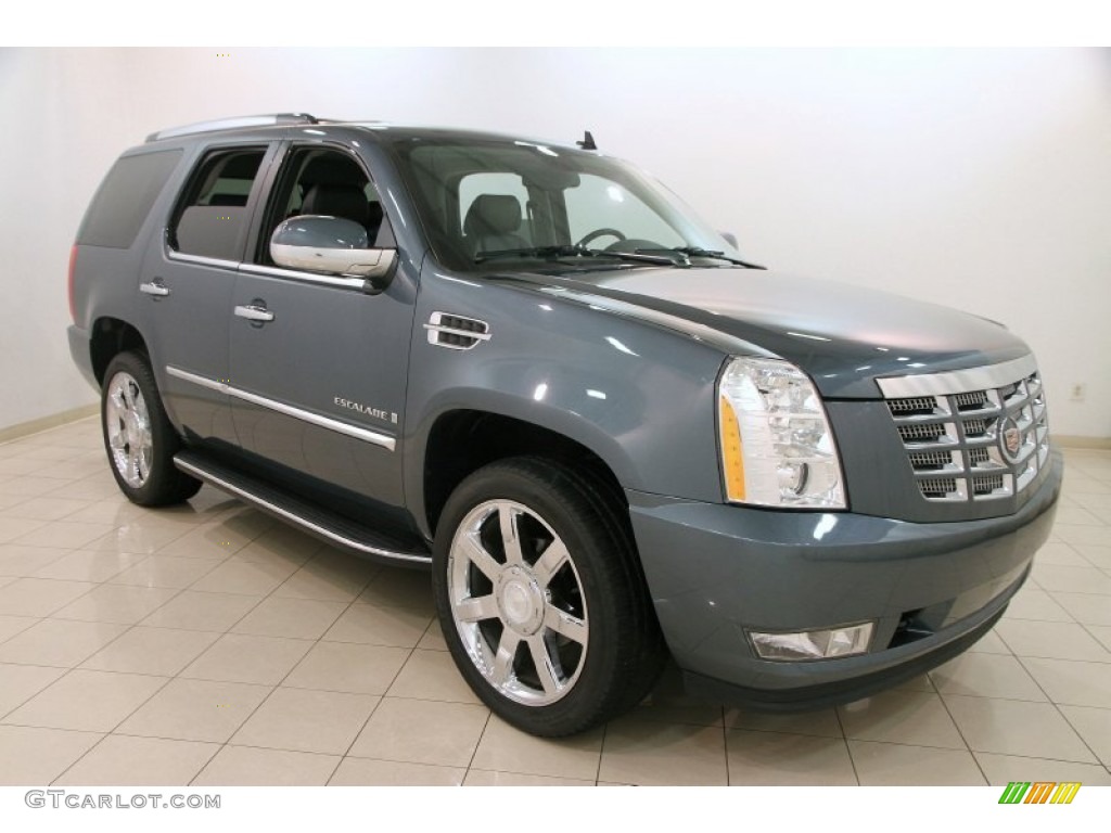 2008 Escalade AWD - Stealth Gray / Ebony photo #1