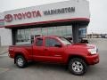 2012 Barcelona Red Metallic Toyota Tacoma V6 TRD Access Cab 4x4  photo #2