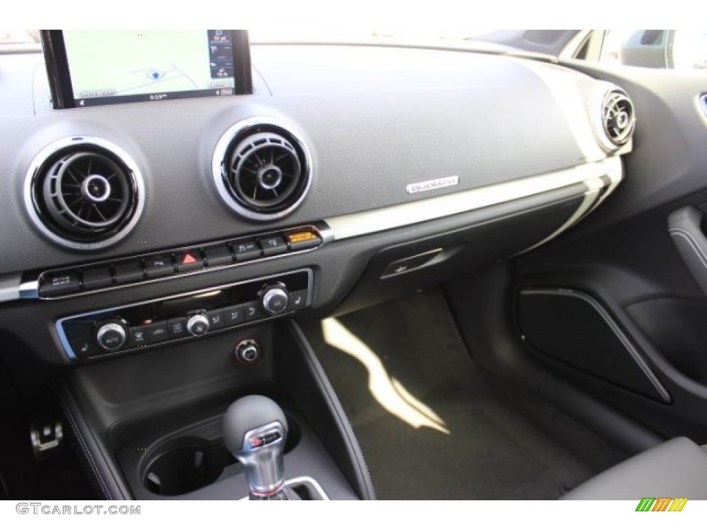2016 Audi S3 2.0T Prestige quattro Black Dashboard Photo #108277073