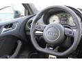 2016 Audi S3 Black Interior Steering Wheel Photo