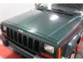 2001 Forest Green Pearlcoat Jeep Cherokee Sport 4x4  photo #46