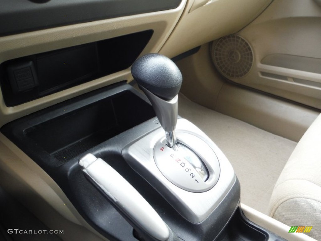 2006 Civic LX Sedan - Shoreline Mist Metallic / Ivory photo #14