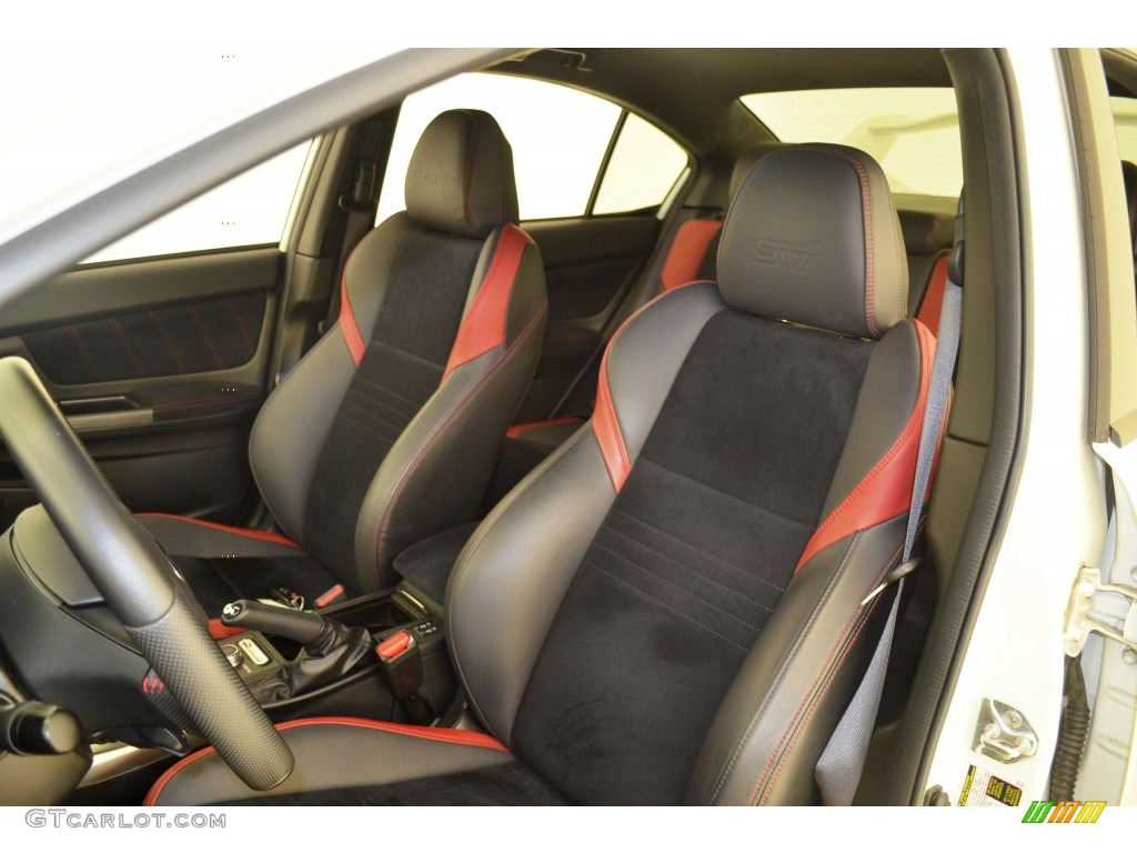 Carbon Black Interior 2015 Subaru WRX STI Photo #108279251