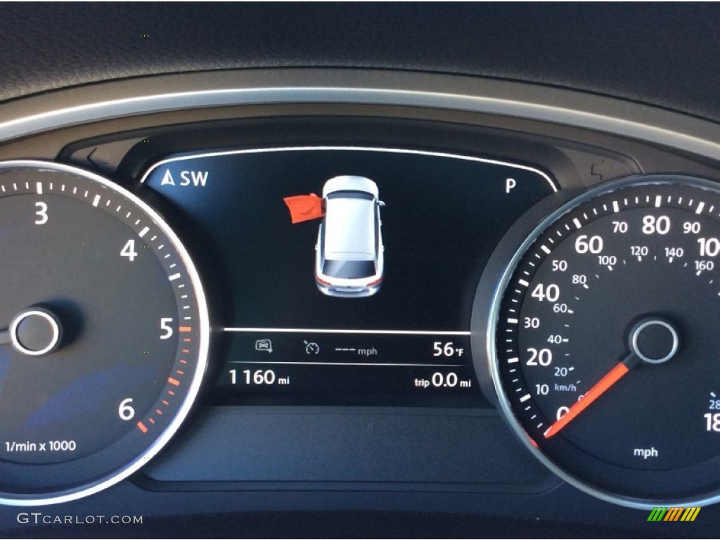 2016 Volkswagen Touareg TDI Lux Gauges Photo #108280790
