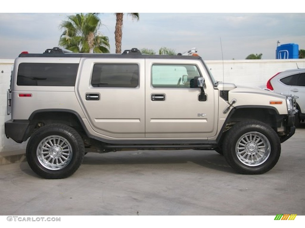 2005 H2 SUV - Desert Sand Metallic / Ebony Black photo #8