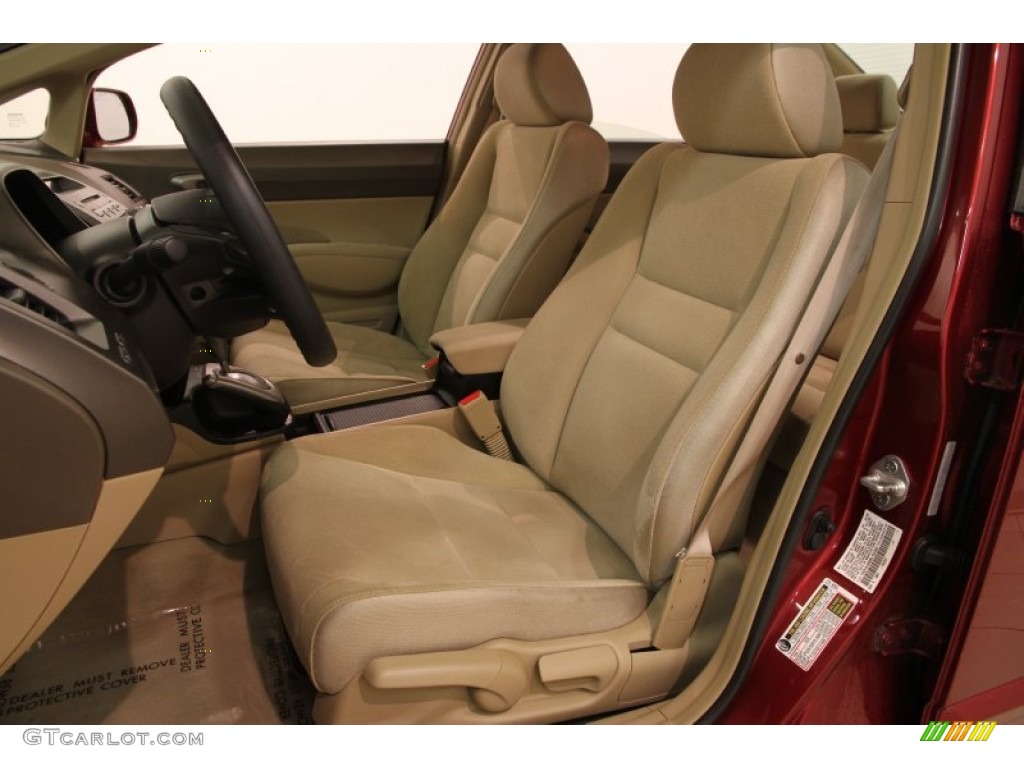 2008 Honda Civic LX Sedan Front Seat Photo #108281819