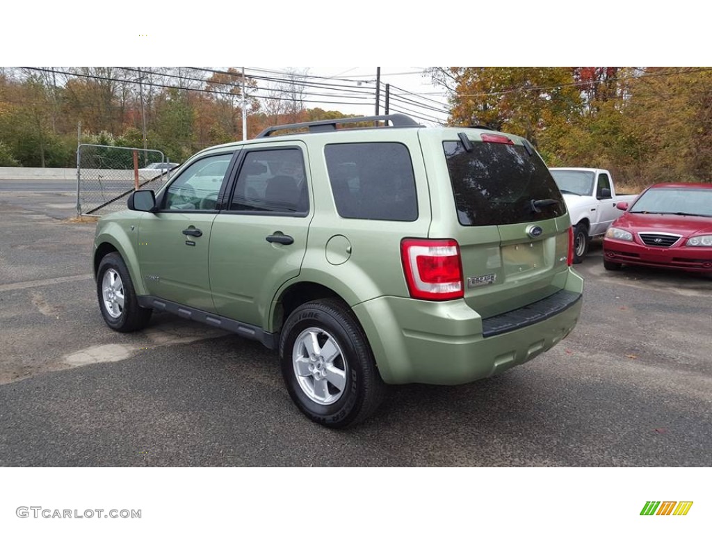 2008 Escape XLT V6 4WD - Kiwi Green Metallic / Camel photo #4