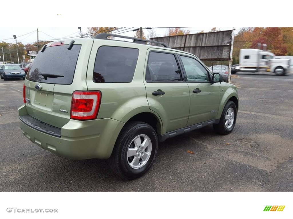 2008 Escape XLT V6 4WD - Kiwi Green Metallic / Camel photo #6