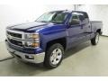 Blue Topaz Metallic - Silverado 1500 LT Double Cab 4x4 Photo No. 3